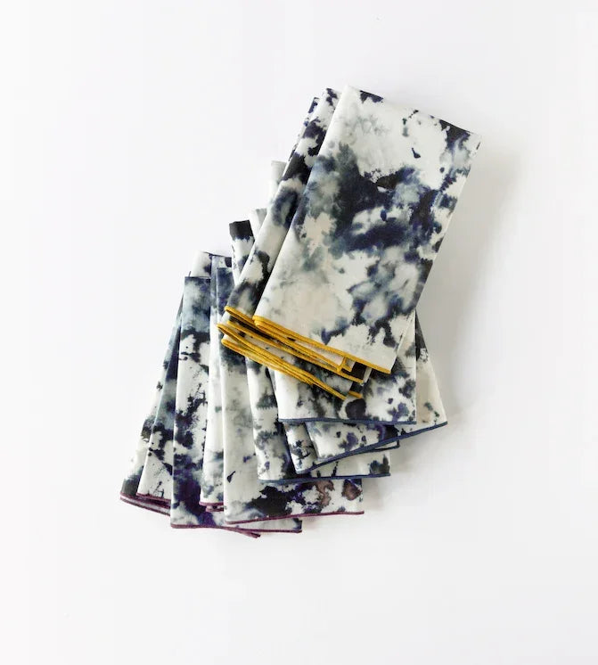 Grey Marble Napkin www.goldie-home.com