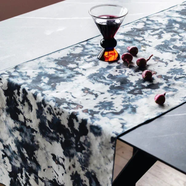 Grey Marble Runner www.goldie-home.com