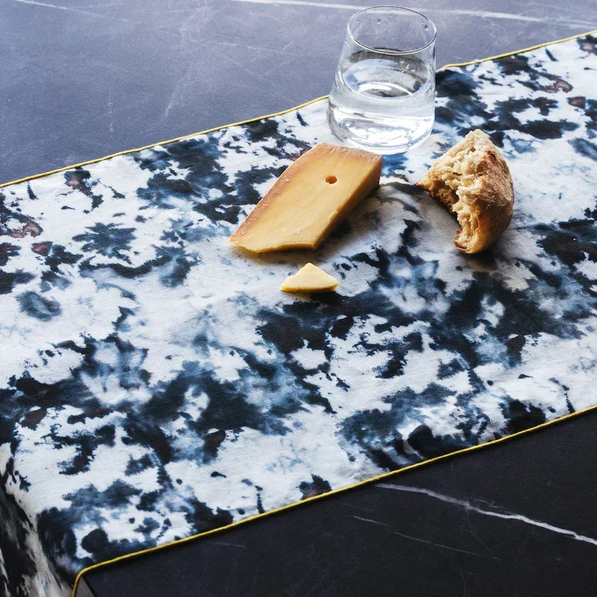 Grey Marble Runner www.goldie-home.com