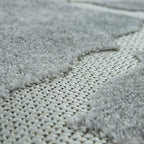Outdoor Rug Marrakesh Moroccan Diamond Pattern - Light-grey, detail shot - House Of Avana