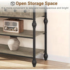 [Grey Wood Console Table] Grey 52'' Wood Accent Entryway Table Console Table with 3 Drawers and Storage Shelves for Living Room, Couch, Hallway, Foyer, Kitchen Counter House Of Avana