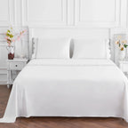 600 Thread Count Scallop Rope Embroidered Cotton Sheet Set Mélange Home