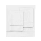 600 Thread Count Framed Sateen Embroidered Cotton Sheet Set Mélange Home