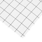 Grid Printed Cotton Percale Duvet Set Mélange Home
