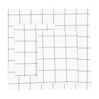 Grid Printed Cotton Percale Duvet Set Mélange Home