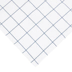 Grid Printed Cotton Percale Duvet Set Mélange Home