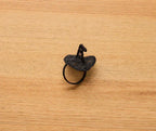 Halloween Napkin Ring with Ghost Bat Witch Hat Options, Handmade Table Decor, Rustic Spooky Party Accent, Fall Dinner Napkin Holder Payton James