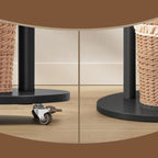 Freestanding Coat Rack Stand, Coat Tree with 11 Hooks, 3 Shelves, 4 Removable Wheels, for Hallway, Bedroom, Living Room House Of Avana