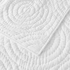 Halo Cotton Voile Hand Stitched Quilt Set Mélange Home