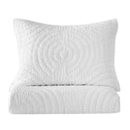 Halo Cotton Voile Hand Stitched Quilt Set Mélange Home