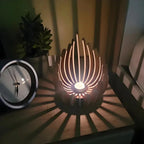 Hand Assembled for Lotus Candle Holder Centerpiece - No Assembly Required, Modern Minimalist Tealight Holder, Elegant Table Decor for Wedding, Home, Christmas, Mother's Day - Decoration for Dining Table, Living Room, Office, House Of Avana