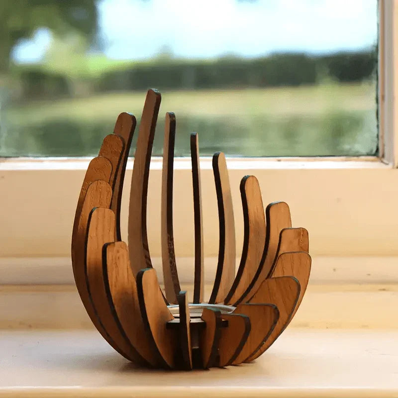 Hand Assembled for Lotus Candle Holder Centerpiece - No Assembly Required, Modern Minimalist Tealight Holder, Elegant Table Decor for Wedding, Home, Christmas, Mother's Day - Decoration for Dining Table, Living Room, Office, House Of Avana