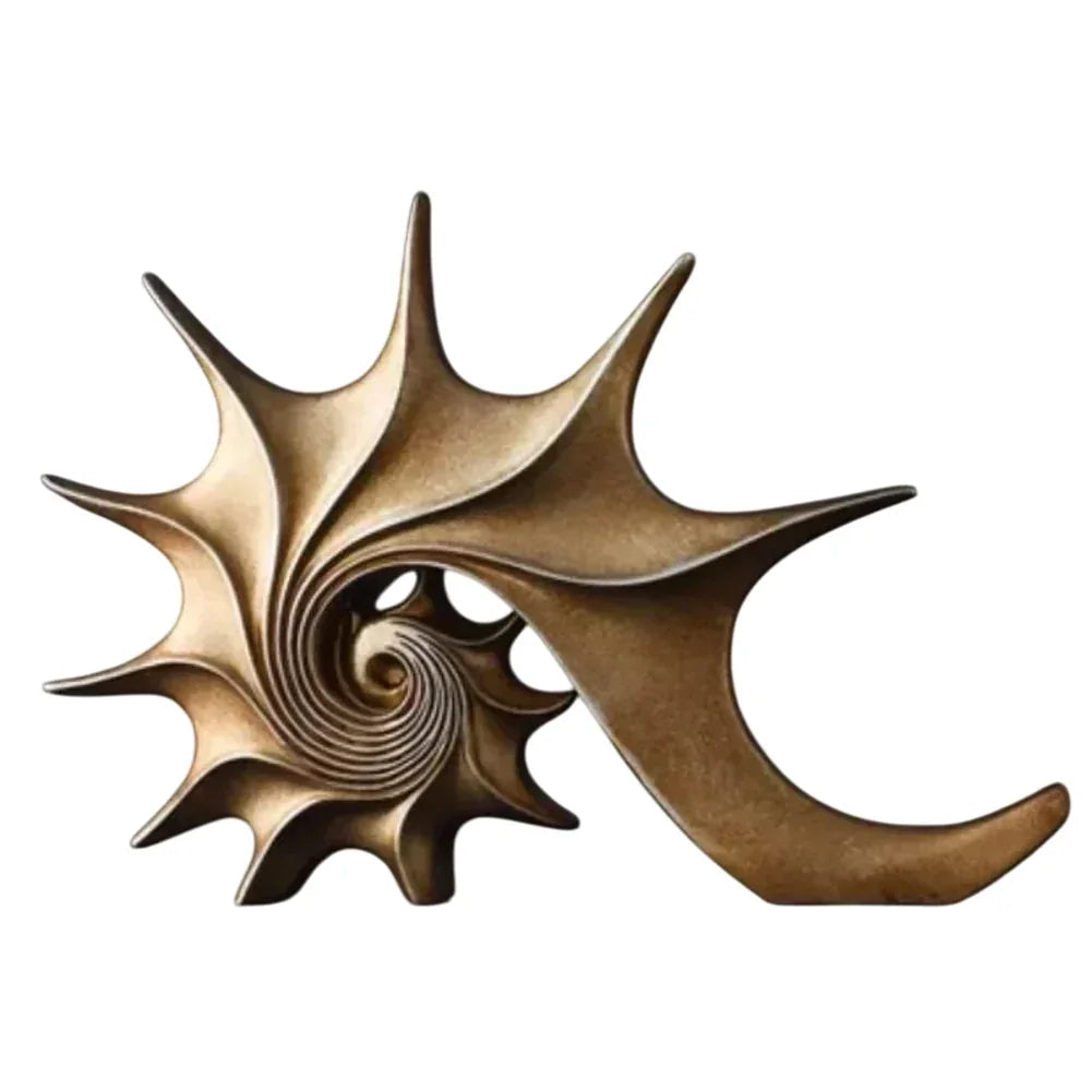 Hand-Carved Conch Shell Sculpture House Of Avana