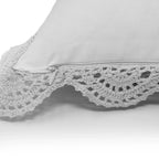 Hand Made Crochet Cotton Boudoir Pillow Mélange Home
