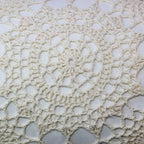 Hand Made Crochet Cotton Neckroll Pillow Mélange Home