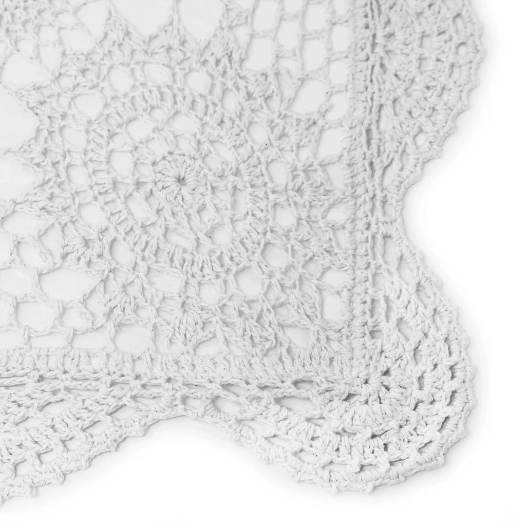 Hand Made Crochet Cotton Pillow Sham Pairs Mélange Home