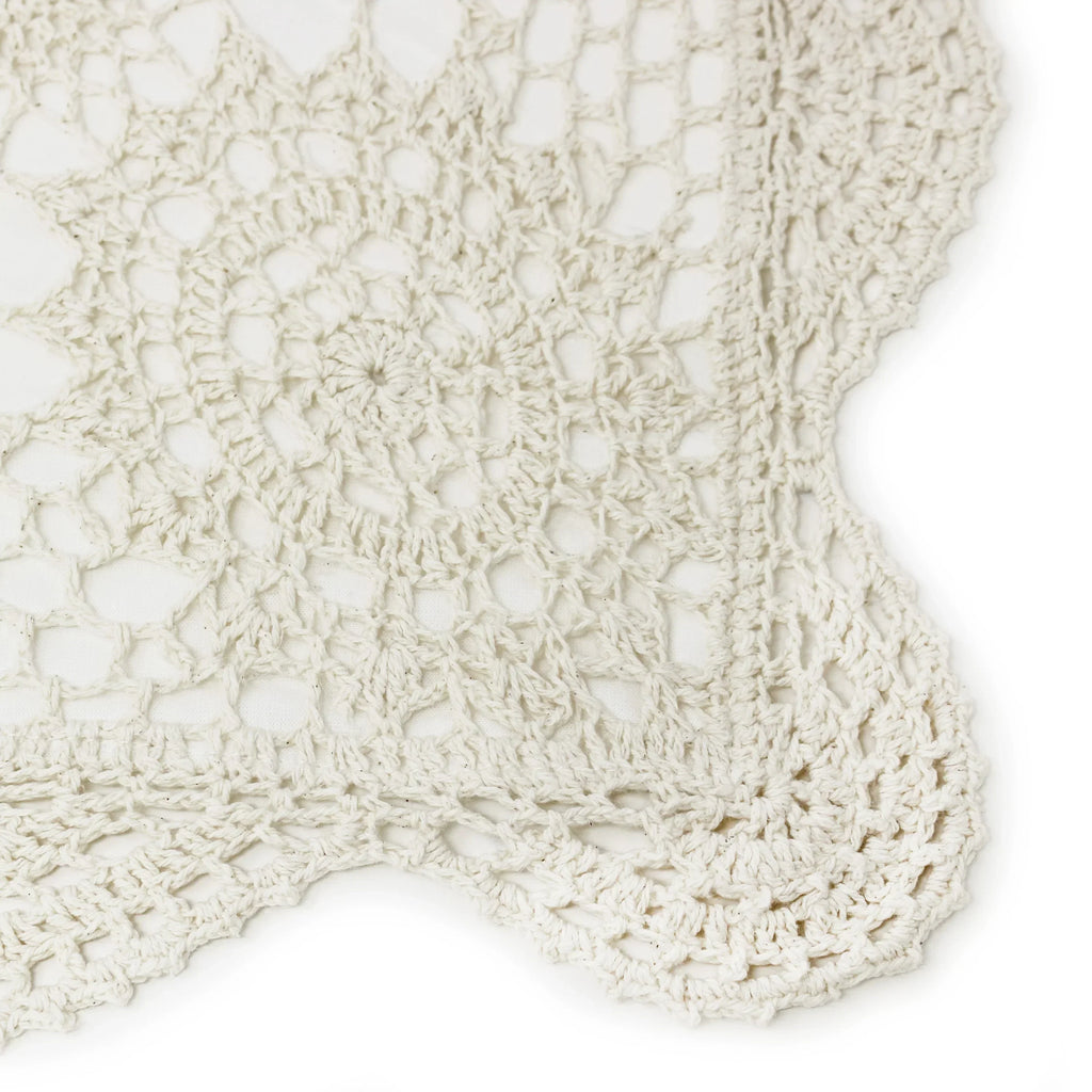 Hand Made Crochet Cotton Pillow Sham Pairs Mélange Home
