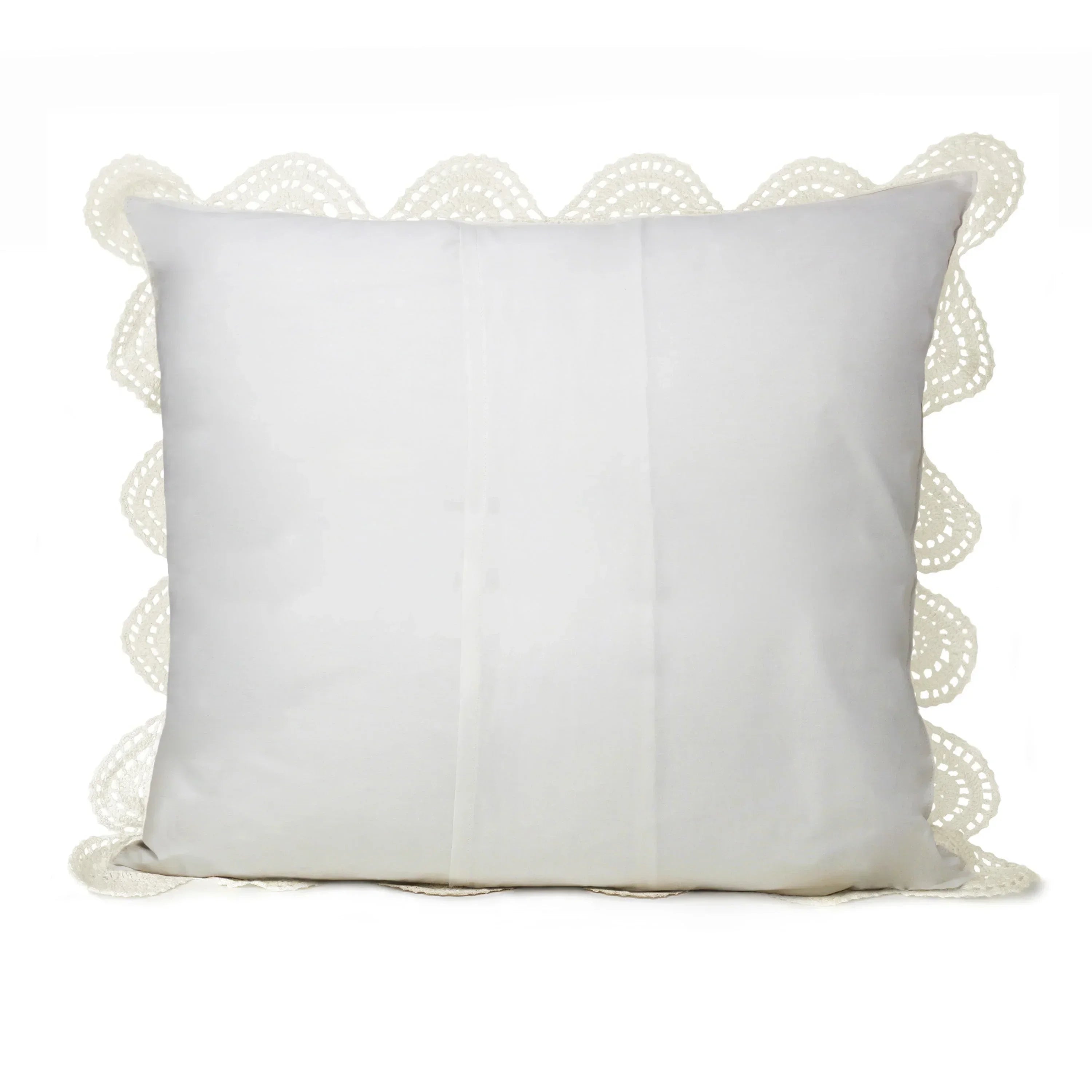 Hand Made Crochet Cotton Pillow Sham Pairs Mélange Home