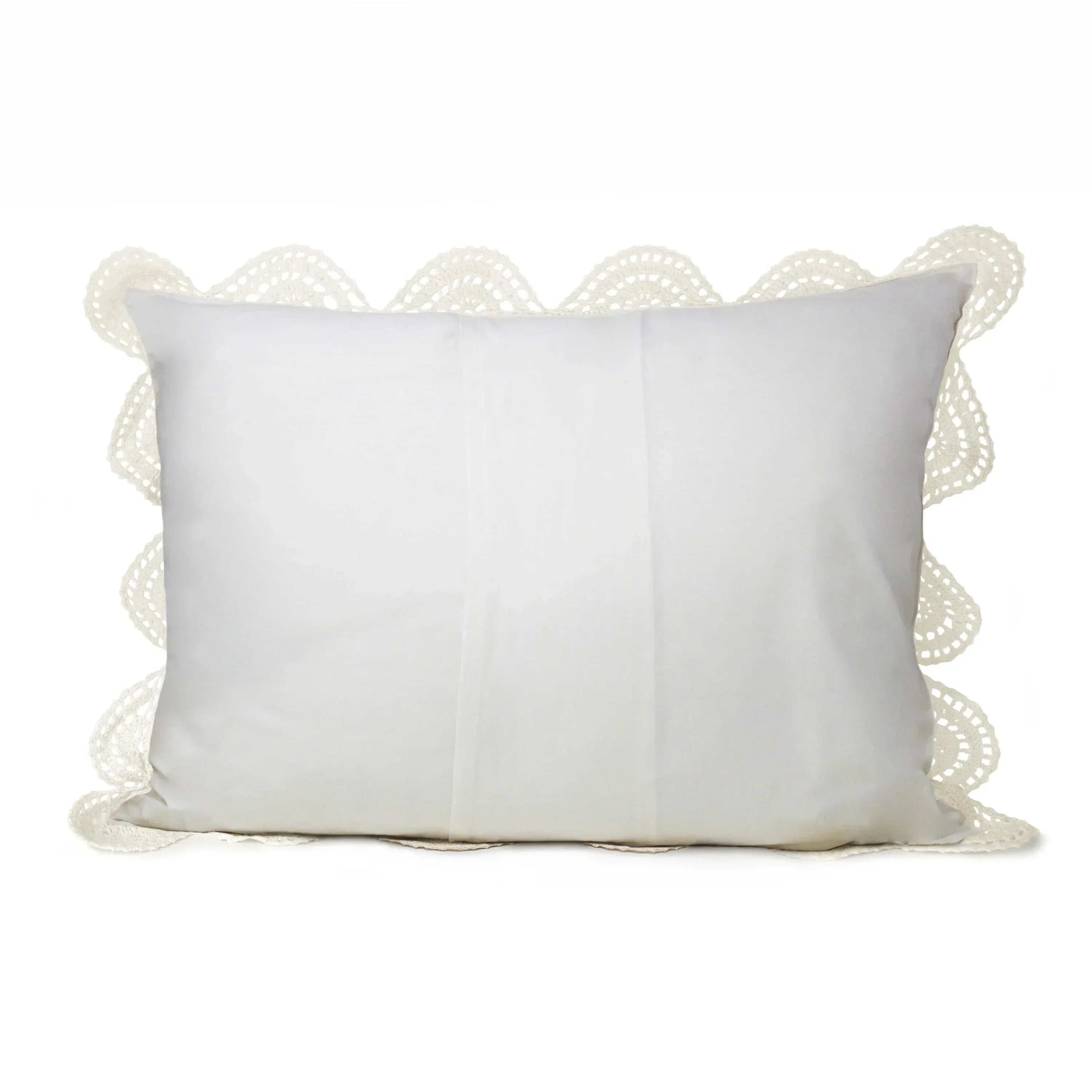 Hand Made Crochet Cotton Pillow Sham Pairs Mélange Home