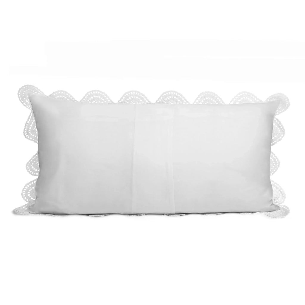 Hand Made Crochet Cotton Pillow Sham Pairs Mélange Home