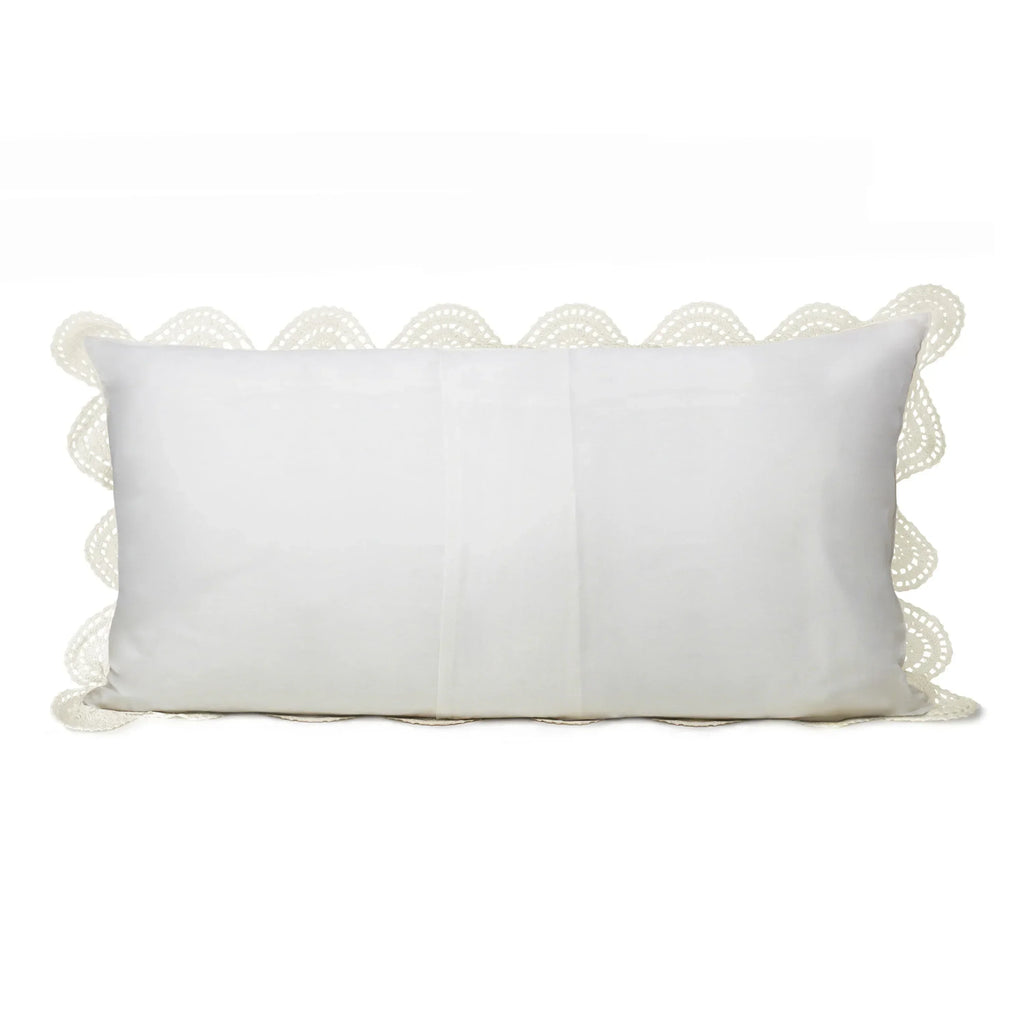 Hand Made Crochet Cotton Pillow Sham Pairs Mélange Home