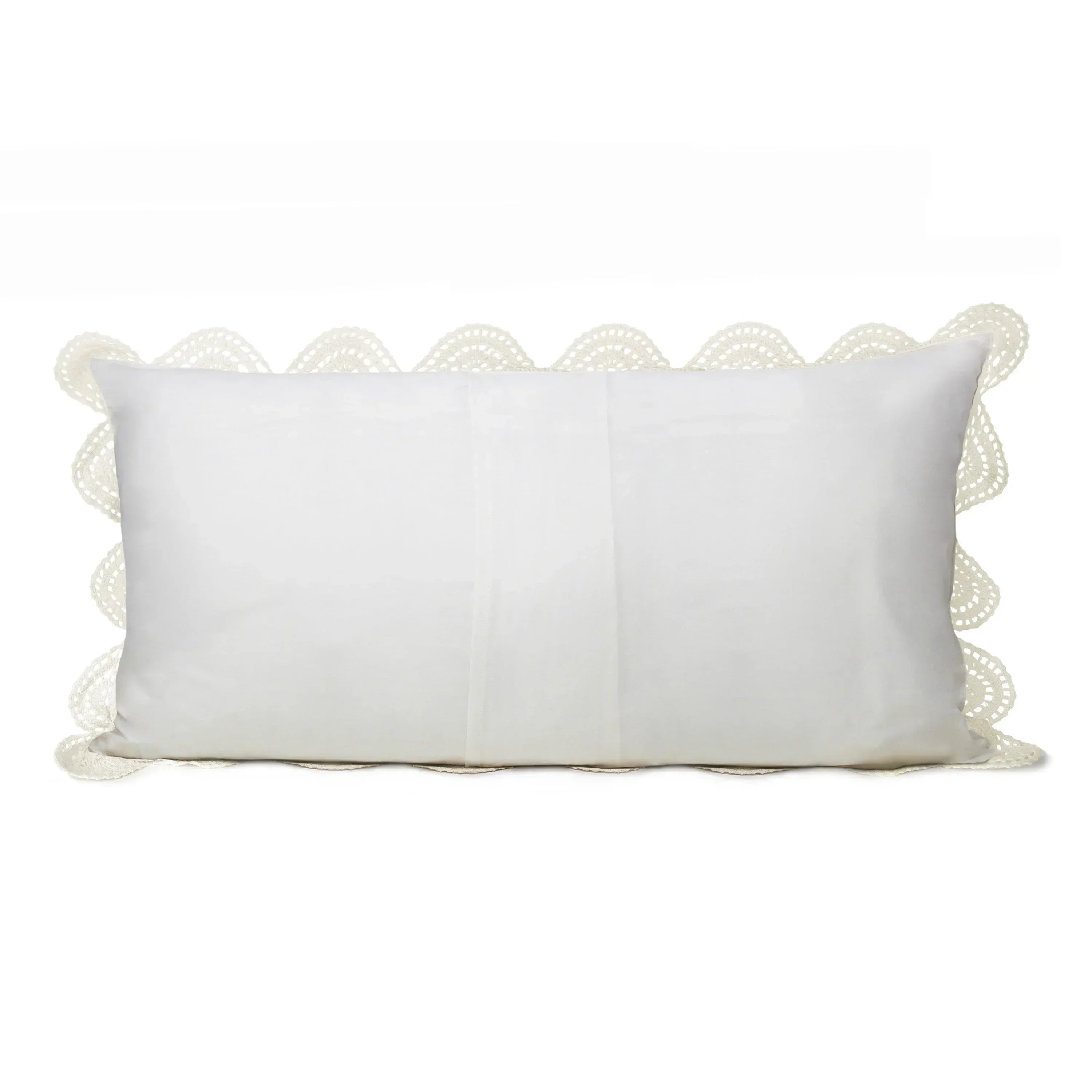 Hand Made Crochet Cotton Pillow Sham Pairs Mélange Home