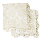 Hand Made Crochet Cotton Pillow Sham Pairs Mélange Home