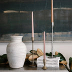 Terracotta vase, hand painted earthy tones, unique design - House of Avana