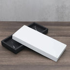 Light Luxury Artificial Stone Bathroom Decorative Tray, 25.2×10.64cm Rectangular Marble Texture Storage Tray, Bathroom Trays House Of Avana