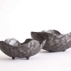 Hand-Sculpted Bronze Decorative Bowls (Set of 2) Vintage Shopper