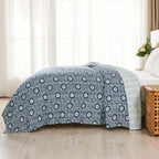 Hand Stitched Block Print Kantha Coverlets Mélange Home