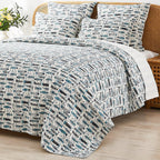 Hand Stitched Block Print Kantha Coverlets Mélange Home
