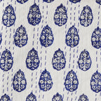 Hand Stitched Block Print Kantha Coverlets Mélange Home