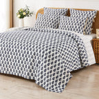 Hand Stitched Block Print Kantha Coverlets Mélange Home