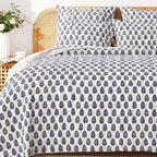 Hand Stitched Block Print Kantha Coverlets Mélange Home