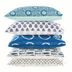 Hand Stitched Block Print Kantha Pillow Sham Pairs Mélange Home