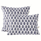 Hand Stitched Block Print Kantha Pillow Sham Pairs Mélange Home