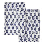 Hand Stitched Block Print Kantha Pillow Sham Pairs Mélange Home