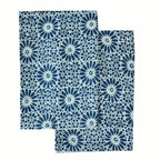 Hand Stitched Block Print Kantha Pillow Sham Pairs Mélange Home