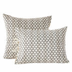 Hand Stitched Block Print Kantha Pillow Sham Pairs Mélange Home