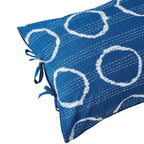 Hand Stitched Block Print Kantha Pillow Sham Pairs Mélange Home