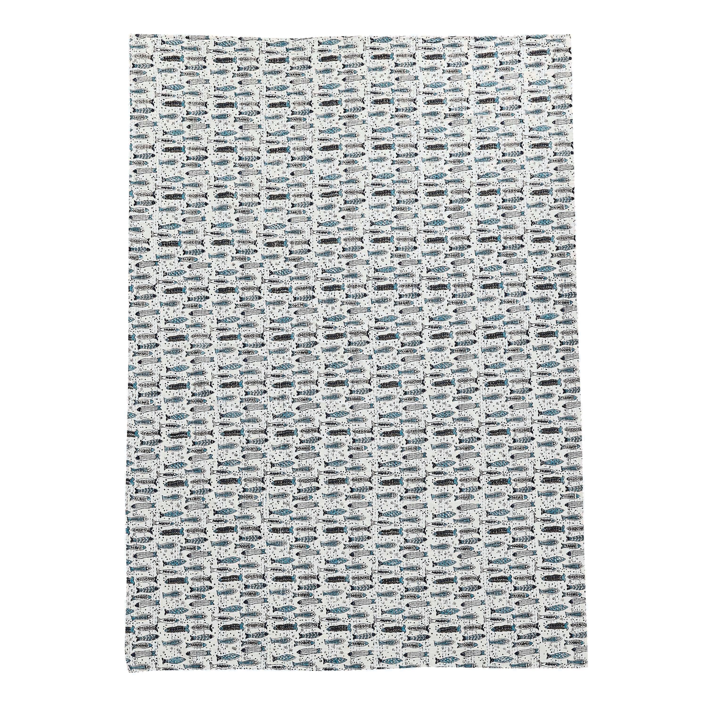 Hand Stitched Block Print Kantha Throws Mélange Home