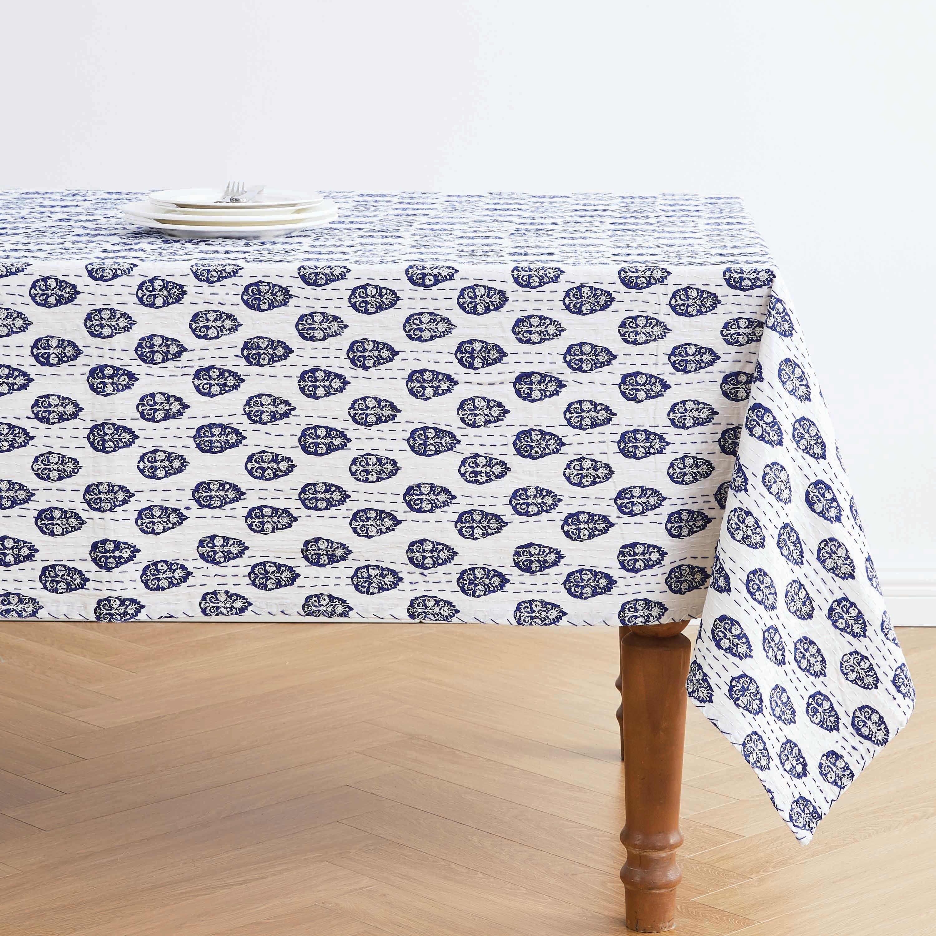 Hand Stitched Block Print Kantha Throws Mélange Home