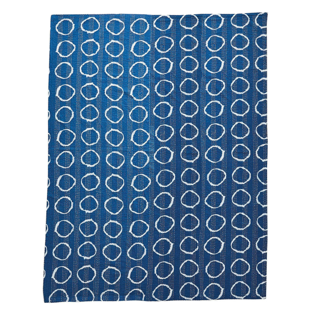 Hand Stitched Block Print Kantha Throws Mélange Home