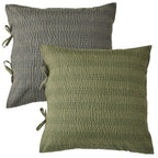 Hand Stitched Reversible Kantha Pillow Sham Pairs Mélange Home