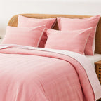 Hand Stitched Reversible Kantha Pillow Sham Pairs Mélange Home