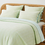 Hand Stitched Reversible Kantha Pillow Sham Pairs Mélange Home