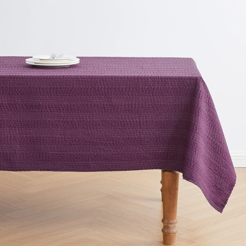 Hand Stitched Reversible Kantha Throws Mélange Home