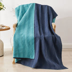 Hand Stitched Reversible Kantha Throws Mélange Home