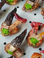 Handcrafted Real-Mushroom Fridge Magnets